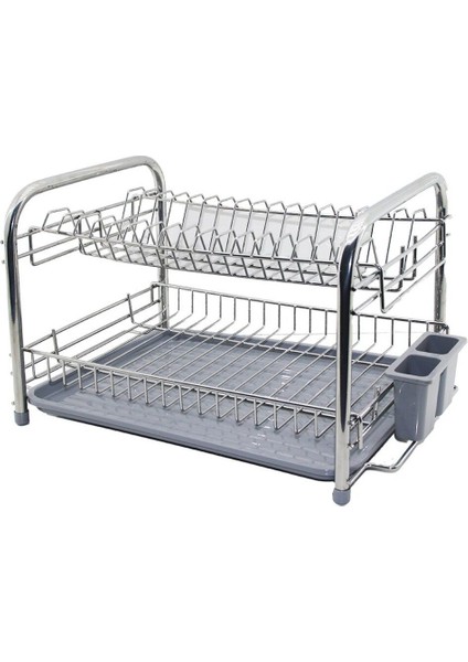 Luxury 2 Katlı Metal Borulu Tabaklık (5024) 1 Adet