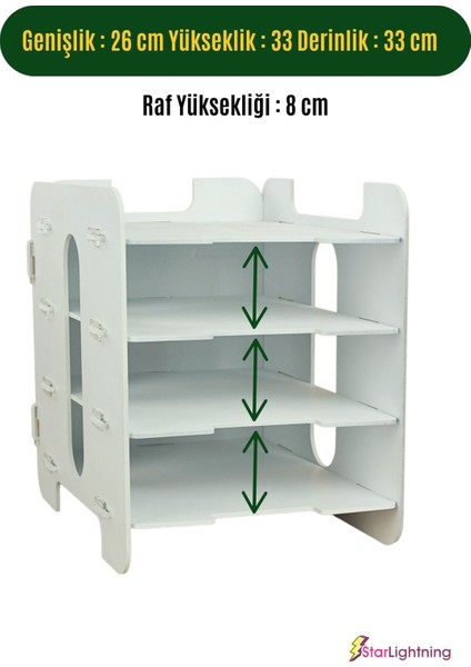 Masa Düzenleyici Organizer Evrak Rafı Masaüstü Organizer Model 1