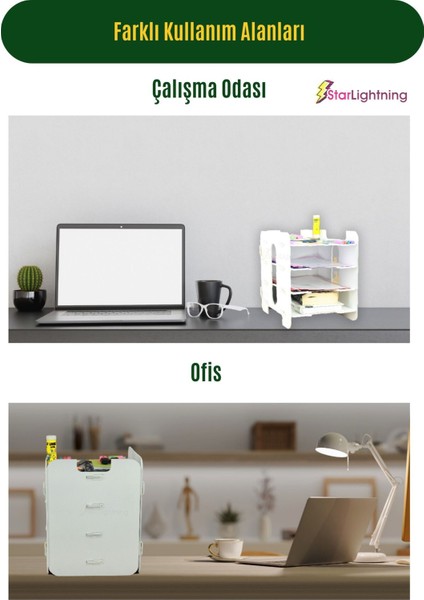 Masa Düzenleyici Organizer Evrak Rafı Masaüstü Organizer Model 1