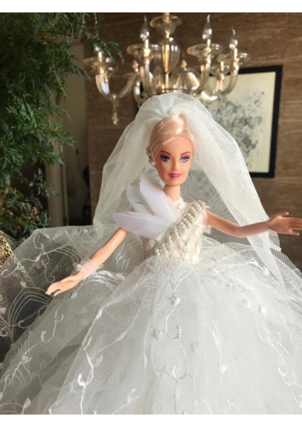 Luxury Gelin Bebek, Oyuncak El Yapımı Tasarım Gelinlikli Bebek 30 cm 1 Adet fiyatları