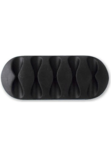 Luxury 3lü Kablo Organizeri - Kablo Tutucu 5 Kanallı - 6,5 cm x 2,5 cm / Siyah 1 Adet modelleri