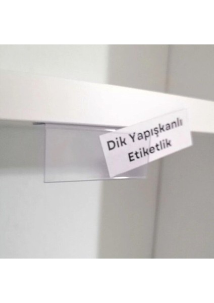 Luxury Akrilik Dik Yapışkanlı Etiketlik 2x5 1 Adet