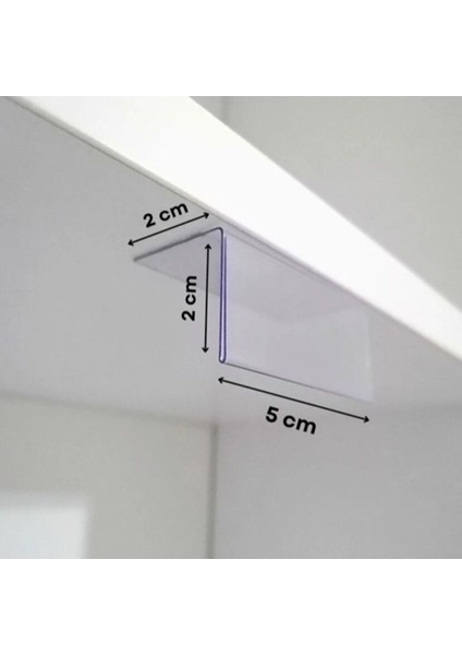 Luxury Akrilik Dik Yapışkanlı Etiketlik 2x5 1 Adet fiyatları