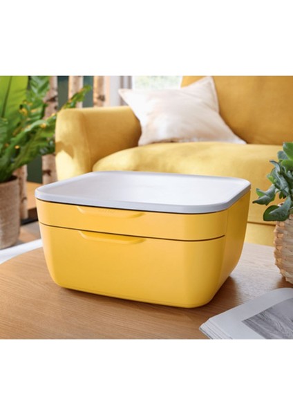 Luxury Cosy 2 Çekmeceli Evrak Rafı Sarı 1 Adet fiyatları