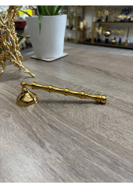 Luxury Toplu Çubuklu Mini Mum Söndürücü-Gold 1 Adet
