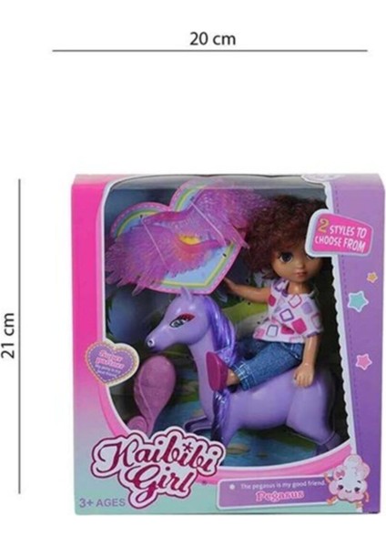 Luxury Ponyli Tatlı Kalpli Bebek 1 Adet