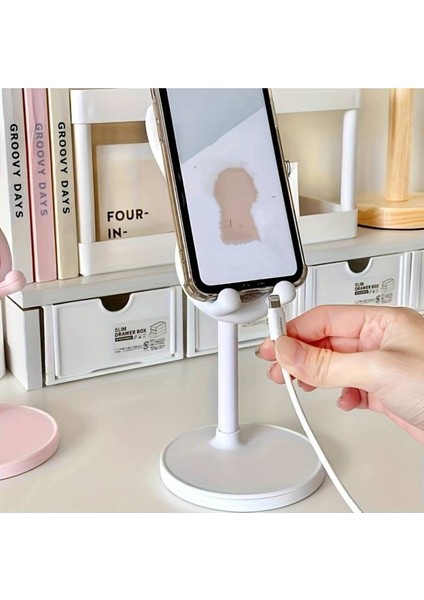Luxury Kedi Figürlü Ayarlanabilir Teleskopik Masaüstü Tablet / Telefon Tutucu 1 Adet fiyatları