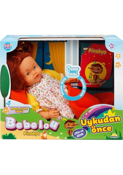 Luxury Bebelou Uykuda Önce Bebeği Masal Anlatan Pinokyo 40CM 1 Adet