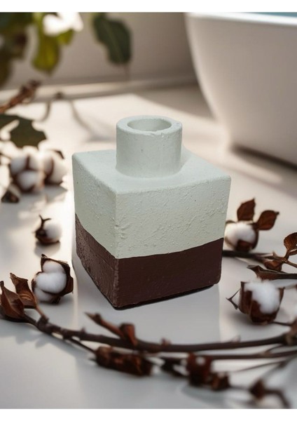 Luxury Dokulu Mini Şamdan 1 Adet