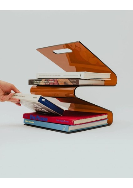 Luxury Pleksi Kitap Standı - Dekoratif Magazin 1 Adet