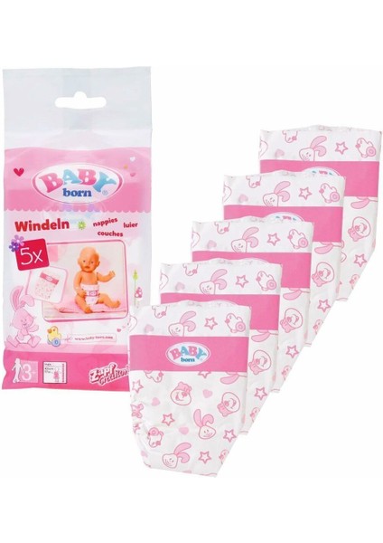 Luxury 826508 Baby Born 5li Bebek Bezi (Oyuncak Bebek Için) 1 Adet