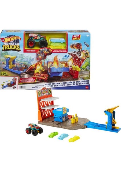 Luxury Monster Trucks Patlama Istasyonu Oyun Seti 1 Adet
