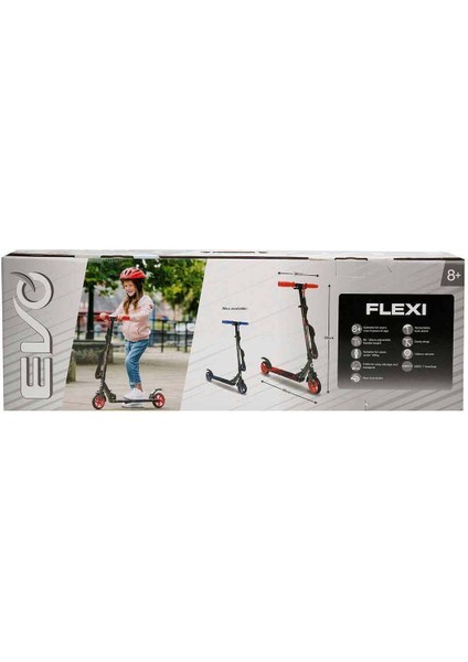 Luxury 2 Tekerlekli Flexi Kırmızı Scooter 1 Adet