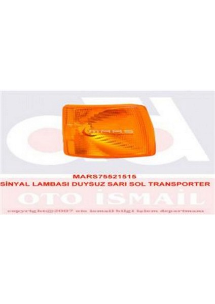 Sinyal Lambasi Sol Sari Duysuz [ Volkswagen Transporter 1990-1996 ] Nrmsa