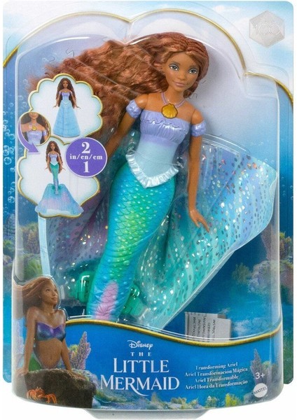 Luxury Disney Prenses Kıyafet Değiştiren Ariel 1 Adet