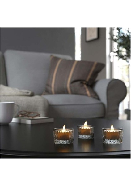 Luxury Smallspırea Tealight Mumluk Cam 4 cm 3 Adet 30542181 1 Adet