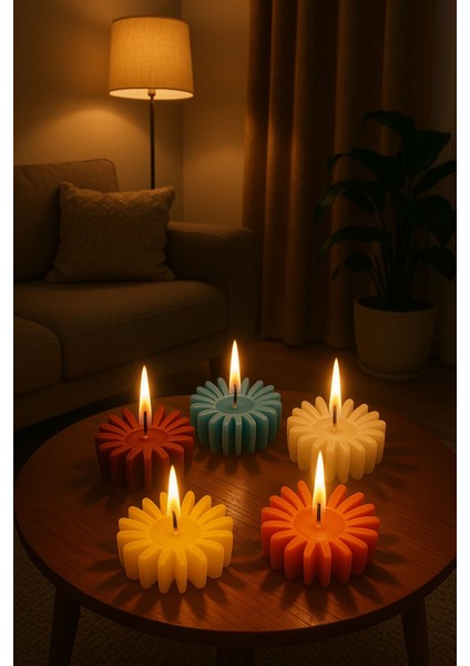 Luxury Dekoratif Mumluk Tealight 1 Adet