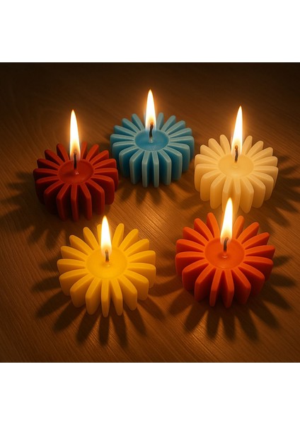 Luxury Dekoratif Mumluk Tealight 1 Adet