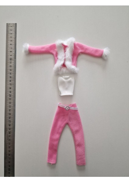 Luxury Oyuncak Bebek 3'lü Kıyafet Seti (Boyutları Barbi Oyuncak Bebekler Için Uygundur) 1 Adet