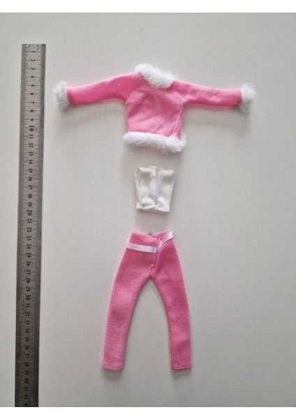 Luxury Oyuncak Bebek 3'lü Kıyafet Seti (Boyutları Barbi Oyuncak Bebekler Için Uygundur) 1 Adet
