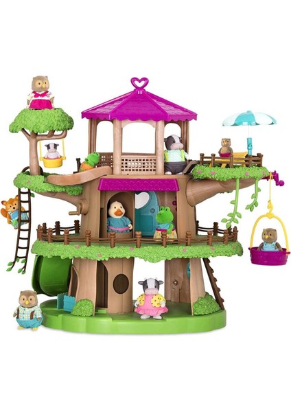 Luxury Ağaç Ev - Toy Treehouse With Accessories 1 Adet