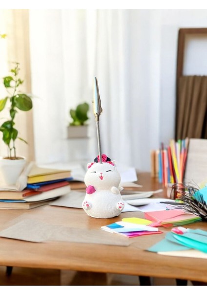 Luxury Tekli Japonya Şans Kedileri Kawaii Fotoğraf ve Not Tutucu - Ofis Masa Not Tutacağı 1 Adet