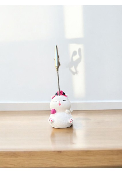 Luxury Tekli Japonya Şans Kedileri Kawaii Fotoğraf ve Not Tutucu - Ofis Masa Not Tutacağı 1 Adet