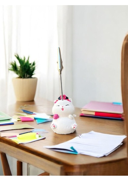 Luxury Tekli Japonya Şans Kedileri Kawaii Fotoğraf ve Not Tutucu - Ofis Masa Not Tutacağı 1 Adet