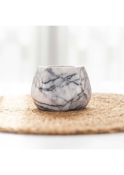 Luxury Stella Mumluk Tealight Beşgen 9x6 1 Adet
