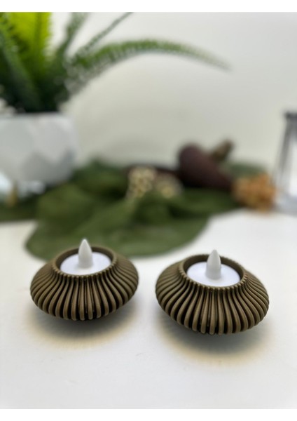 Luxury Mumluk Modern Tasarımlı 3D Baskı 2'li 1 Adet fiyatları