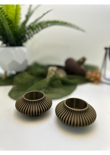 Luxury Mumluk Modern Tasarımlı 3D Baskı 2'li 1 Adet modelleri