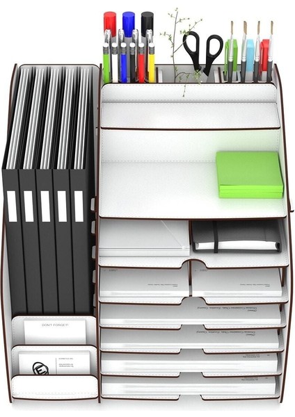 Luxury Fx-Xl Modest - 6 Renk - A4 Evrak Rafı Masaüstü Organizer 1 Adet