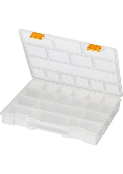 Luxury 11'' Klasik Organizer Şeffaf Vida Malzeme Kutusu Ş-Org-11 1 Adet
