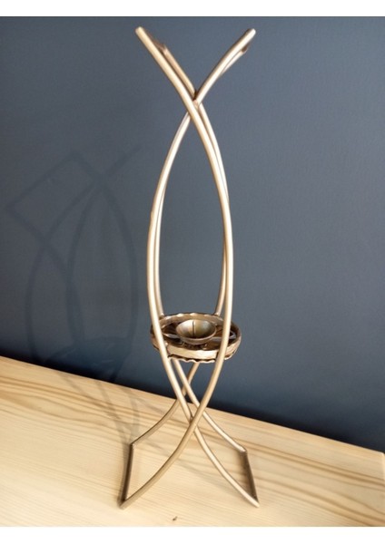 Luxury Metal Şamdan 1 Adet