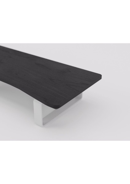 Luxury Doğal Ahşap Monitör Yükseltici Monitor Altlığı Monitör Sehpası Curve Tek Monitör 1 Adet modelleri