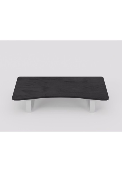 Luxury Doğal Ahşap Monitör Yükseltici Monitor Altlığı Monitör Sehpası Curve Tek Monitör 1 Adet fırsatları
