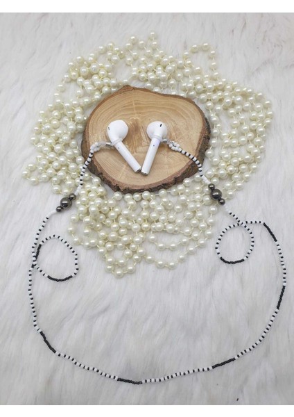 Luxury Zincir-Airpods Askısı-Yeni Nesil Kulaklık Zinciri-Hediyelik-Kalpler 1 Adet