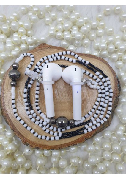 Luxury Zincir-Airpods Askısı-Yeni Nesil Kulaklık Zinciri-Hediyelik-Kalpler 1 Adet