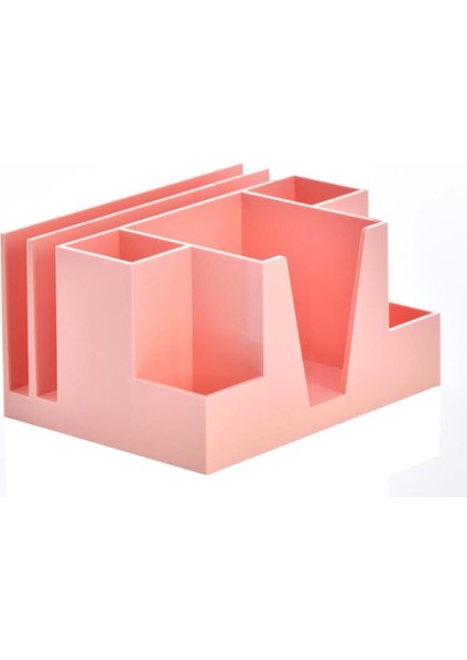 Luxury Masa Seti Kalemlik Organizer Pastel Pembe Masa Üstü Organizer 1 Adet