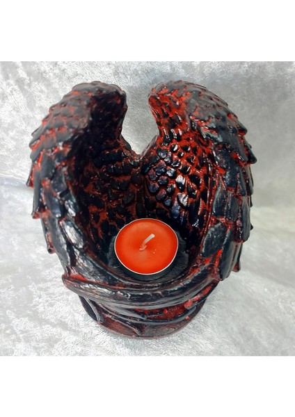 Luxury Angel's Wings Tealight Mumluk 1 Adet