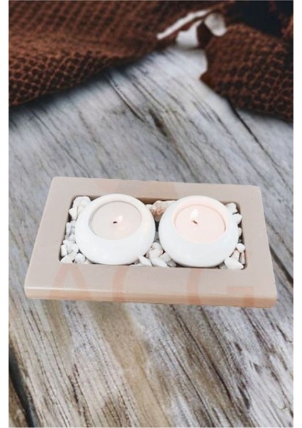 Luxury 3'lü Set Kırık Beyaz Renk Boyanabilir Dekoratif Tepsili Tealight Mumluk Pinterest Bohem Iskandinav 1 Adet fiyatları