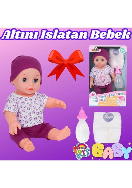 Luxury Naime Altını Islatan Et Bebek - Oyuncak Altını Islatan Bebek - Su Içen Bebek - Altına Işeyen Bebek - 1 Adet