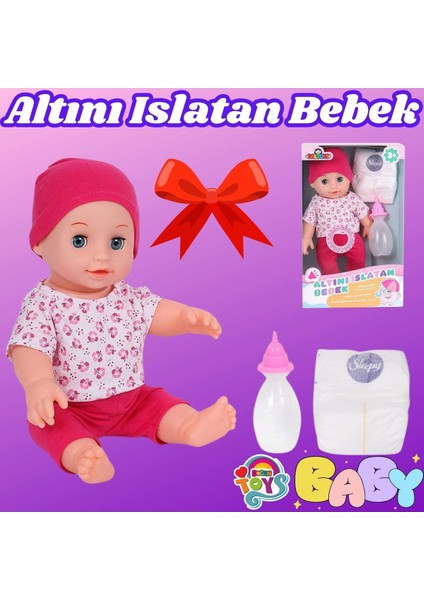 Luxury Naime Altını Islatan Et Bebek - Oyuncak Altını Islatan Bebek - Su Içen Bebek - Altına Işeyen Bebek - 1 Adet