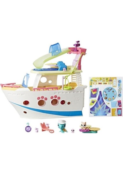 Luxury Littlest Pet Shop Miniş Gezi Gemisi Oyun Seti C1159 1 Adet