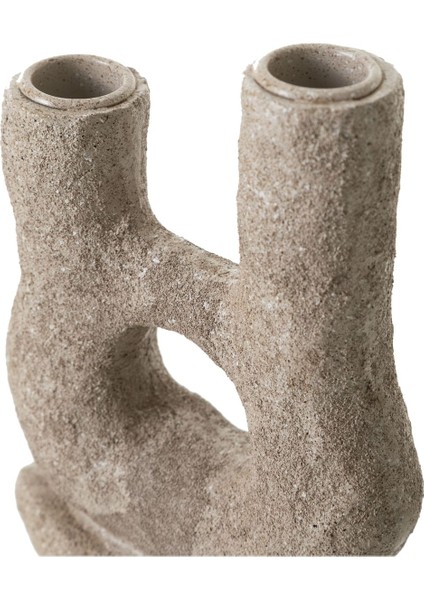 Luxury Torcıa 2'li Mumluk Krem 13X12X32CM 1 Adet indirimleri