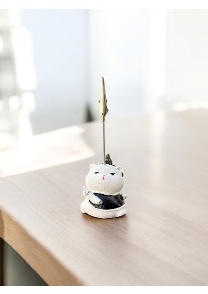 Luxury Tekli Japonya Şans Kedileri Kawaii Fotoğraf ve Not Tutucu - Ofis Masa Not Tutacağı 1 Adet