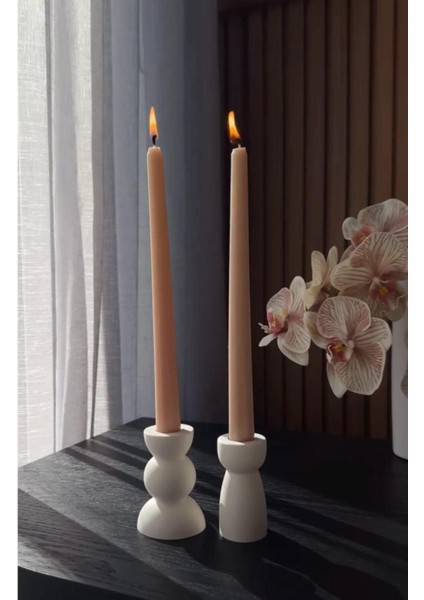 Luxury Dekoratif 2'li Şamdan Mumluk 1 Adet