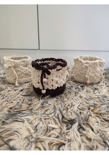 Luxury Örgü Cam Mumluk 1 Adet