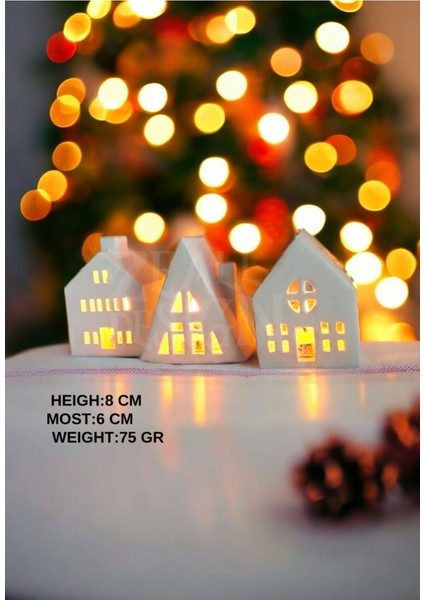 Luxury 3lü Ev Mumluk Dekoratif Beton Mumluk Tealight Mumlar Dahildir 1 Adet indirimleri