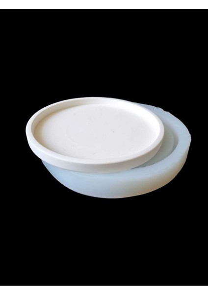 Luxury Silikon Kalıp Yuvarlak Sunumluk,tepsi Çap 18 cm 1 Adet